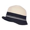 Women Sun Straw Hat Cloche Derby Hat1920s Vintage Bucket Hat with Bow Accent Foldable Packable for Beach Vacation