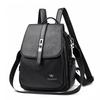 Faux Leather Backpack for Women Vintage Mini Bag with Adjustable Strap Crossbody Design
