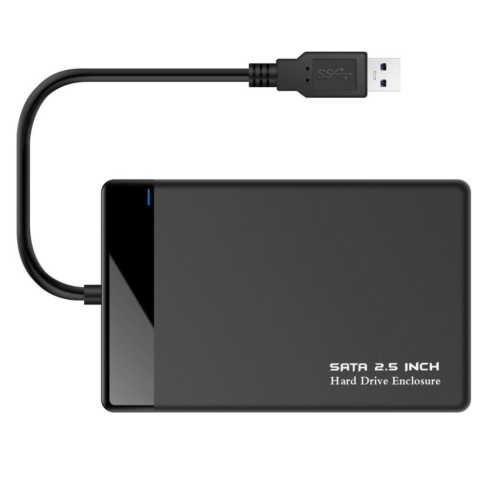 2.5inch External Hard Drives Enclosure USB3.0 Hard Disk Case Support Data Transfer Case for PC Laptop Accessories