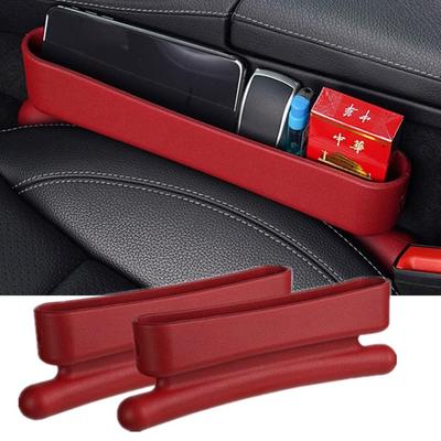 Aufbewahrungsbox für Autositzlückenstreifen, Autositz-Organizer, Karten- und Telefonhaltertasche, Sitzlückenschlitz-Taschenbox, Auto-Innenausstattung