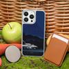 Racing Initial D Anime Sports Car Phone Case for iPhone 16 15 14 13 12 11 Pro Max Sheepskin Silver-edged Protective Case