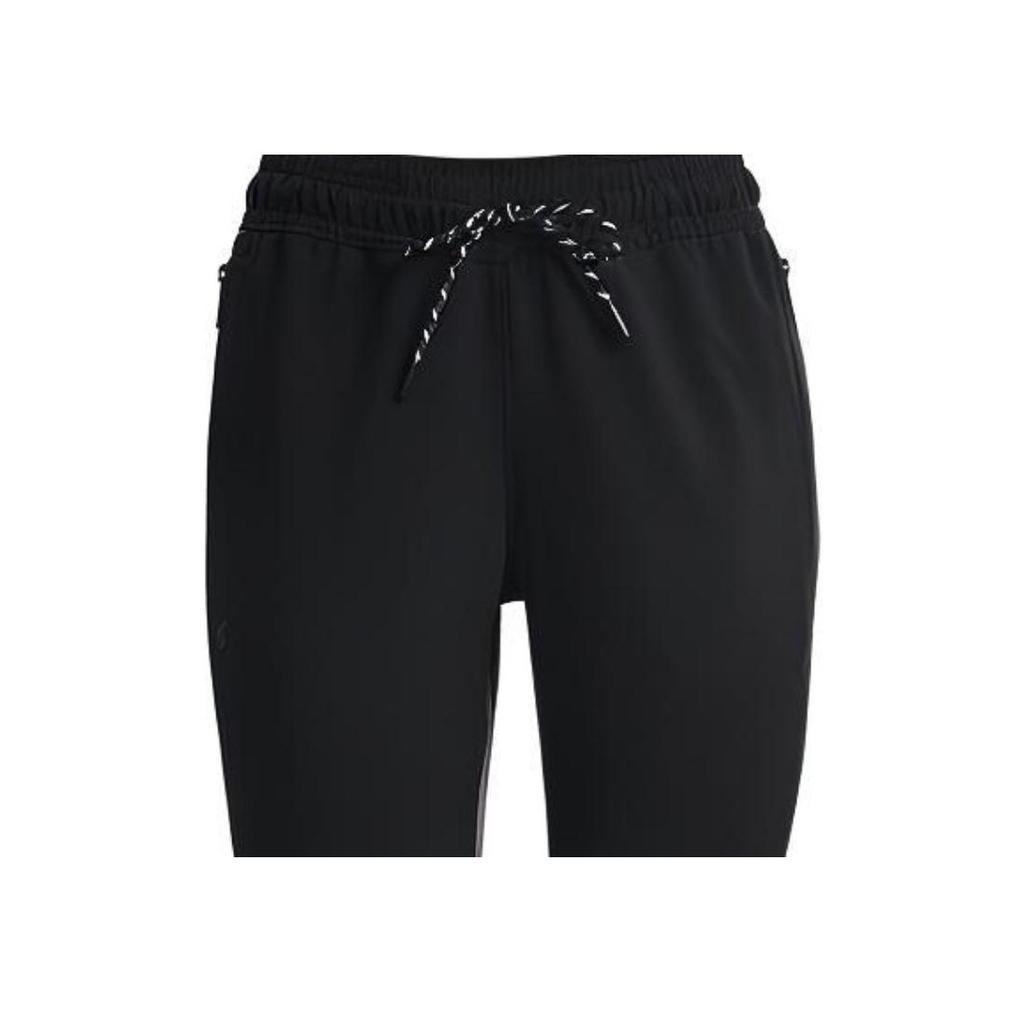 Under Armour Spliced Elastic Joggers Women Bottoms Black 1366042-001