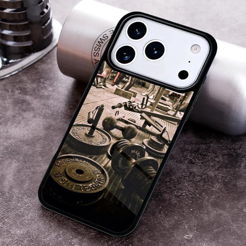 Gym Fitness Bodybuilding Phone Case for iPhone 17 16 15 Pro Max Air 14 13 12 11 Plus Shockproof Cover