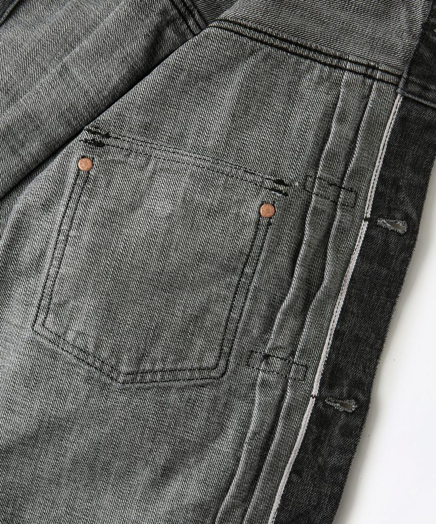 Outstanding Selvedge Denim 1St Jacket_Washed Black