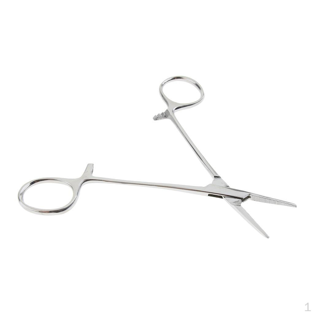 dog Hemostat Ear Hair Clamp Puller Remover, Straight/Curved