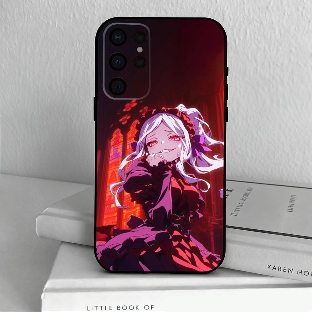 Anime O-Overlord-D  Phone Case For Samsung S25,S24,S21,S22,S23,S30,Ultra,S20,Plus,Others Soft Black Case