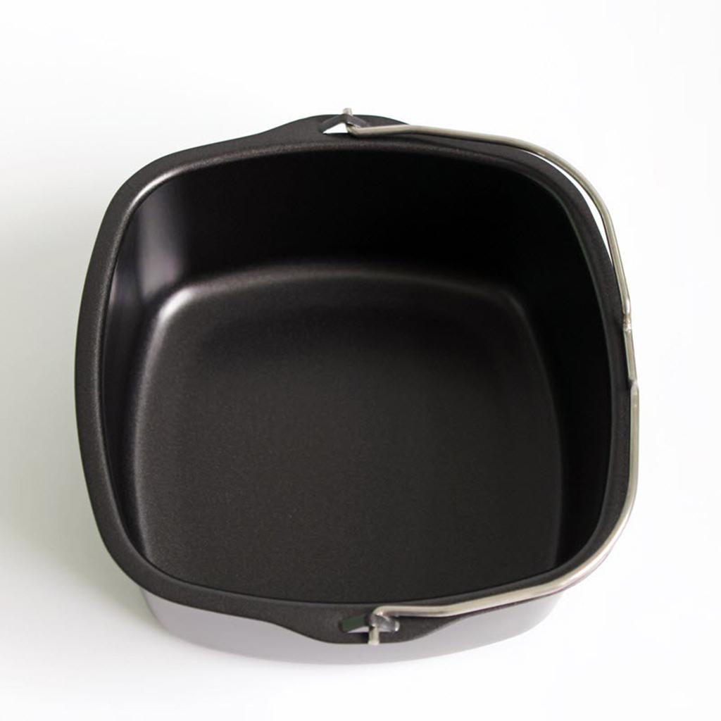 Square Non Stick Cake Mold Baking Tray Pan Roasting Basket Bakeware Mould Air Fryer Accessory