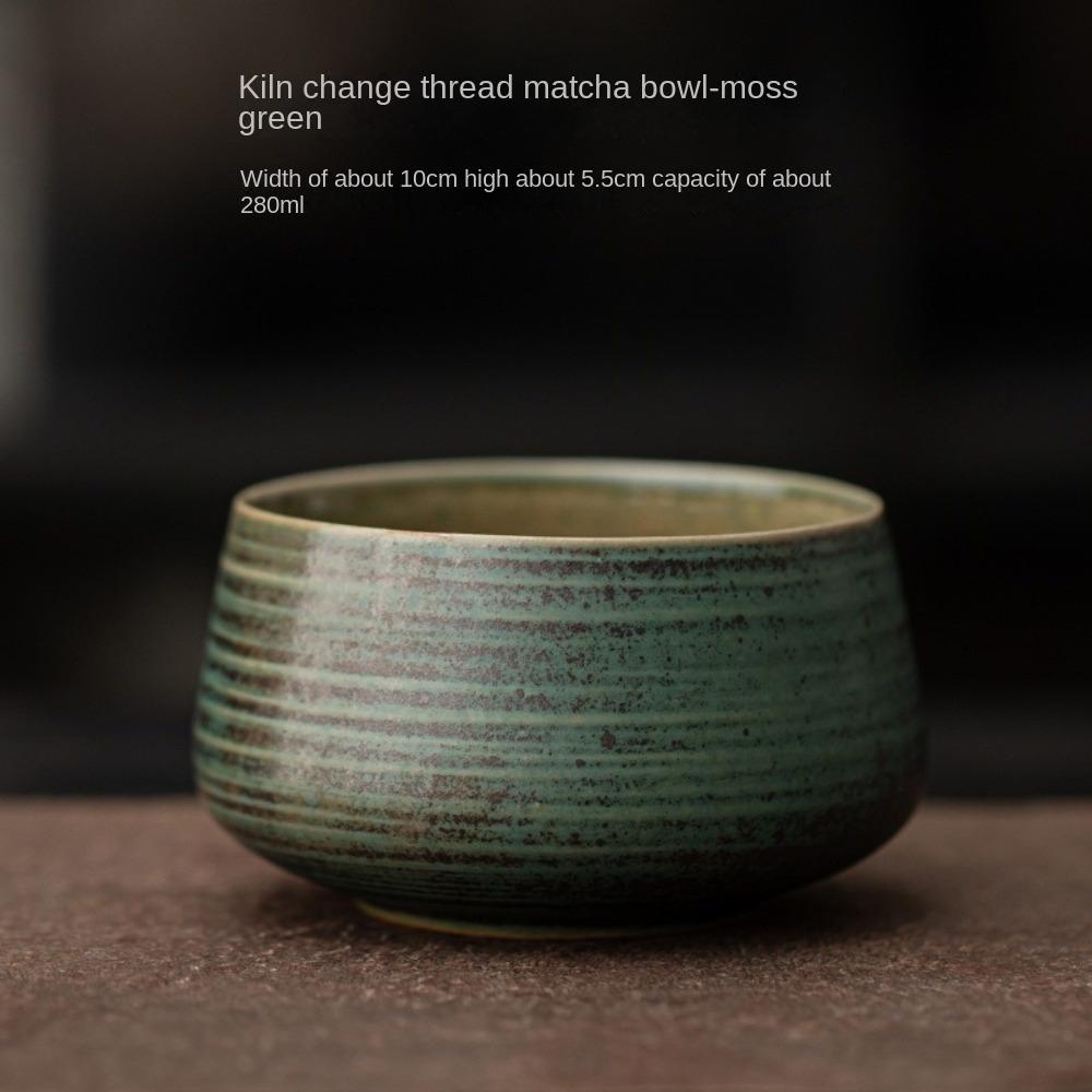 Large Capacity Matcha Bowl Smooth Tea Ceremony Tool Tea Brush Stand for Tea Set Accessories