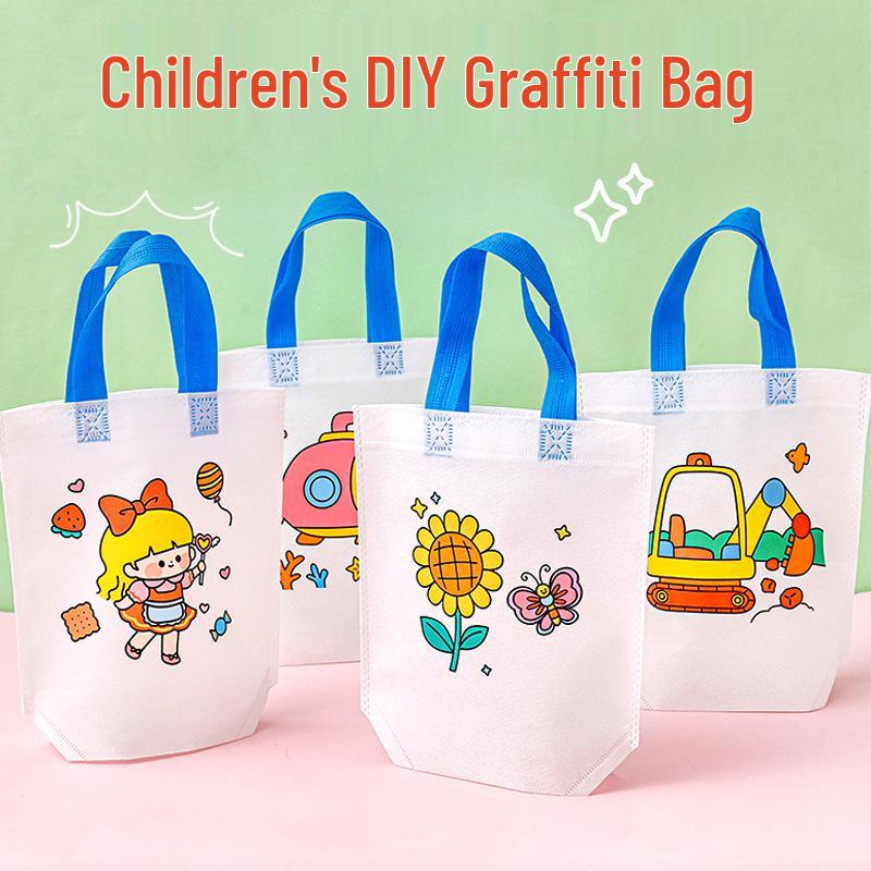 

DIY Graffiti Coloring Tote Bag - Educational Gift for Kids