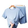 Modal Men's Ice Silk Summer Short-Sleeve Pajamas Set, 2025 New Teen Home Wear.