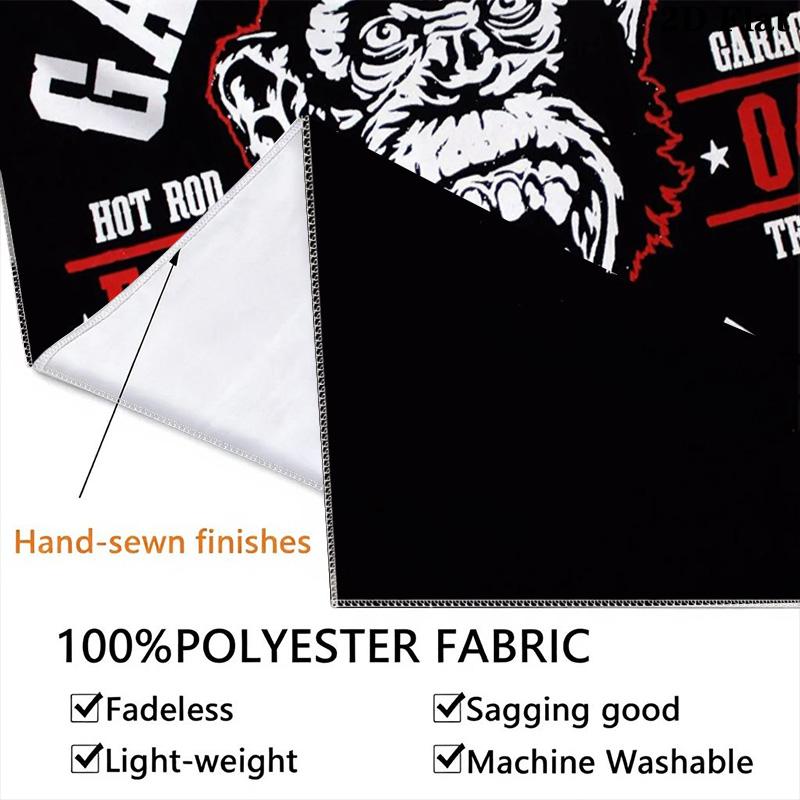 Gas Monkey Garage Pattern Home Decor Tapestry, Wall Hanging, Decorative RV Wall Cloth.DGT0925228