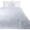 Remo Printed Bedspread 170x210 Blue Leaves