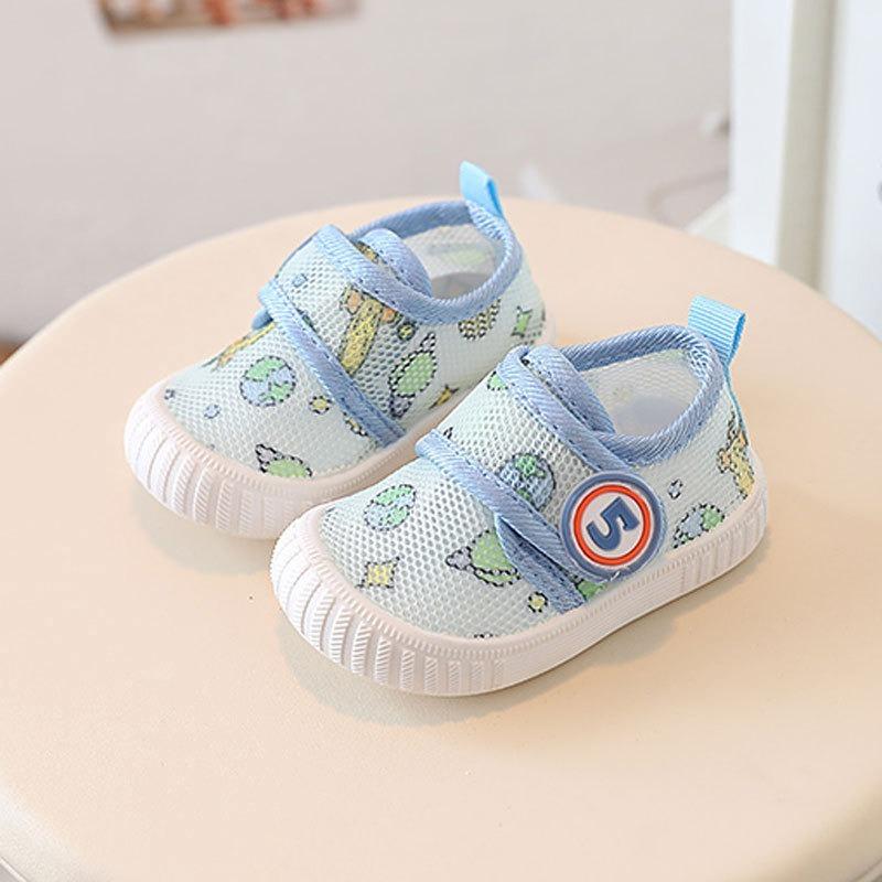 Baby Breathable Mesh Walking Shoes Infant & Toddler Pre-Walking Shoes 0-3 Years, Unisex Lightweight First Walkers