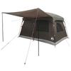 Family Tent with Roof Brown & Grey 380 x 260 x 190 cm Polyester
