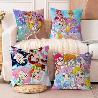 T-Tropical-Rouge-Pretty Cure Pillowcase Toon Gift Cushion Cover Bedroom Home Sofa Chair Seat Decor Pillow Case