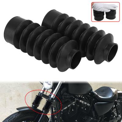 Motorrad 39mm Rohrdurchmesser Vordergabel Schutzabdeckung Protektor Gabelmanschette Gamaschen Stiefel Für Harley Dyna FXD Sportster XL Zubehör