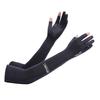 Sunscreen Ice Sleeves for Men and Women Summer Ice Silk Gloves Takeaway Fishing Two Finger Anti Ultraviolet Extended Thin Cycling Ice Sleeves
