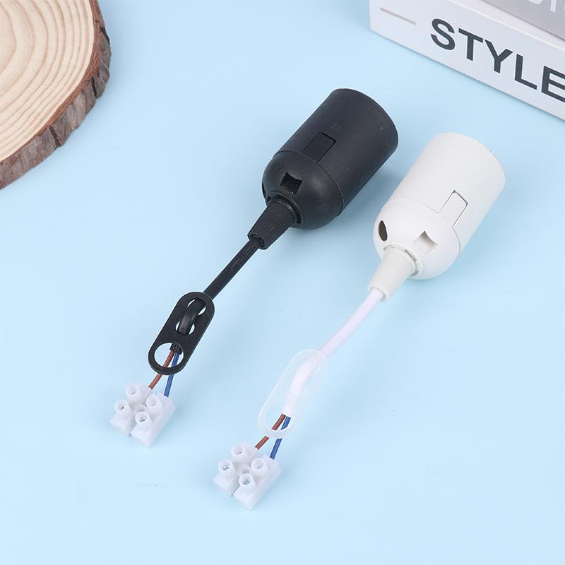 5Pcs E27 Lamp Holder Construction Socket Lamp Holder With Cable Construction Site Socket Renovation Socket Lighting Accessories