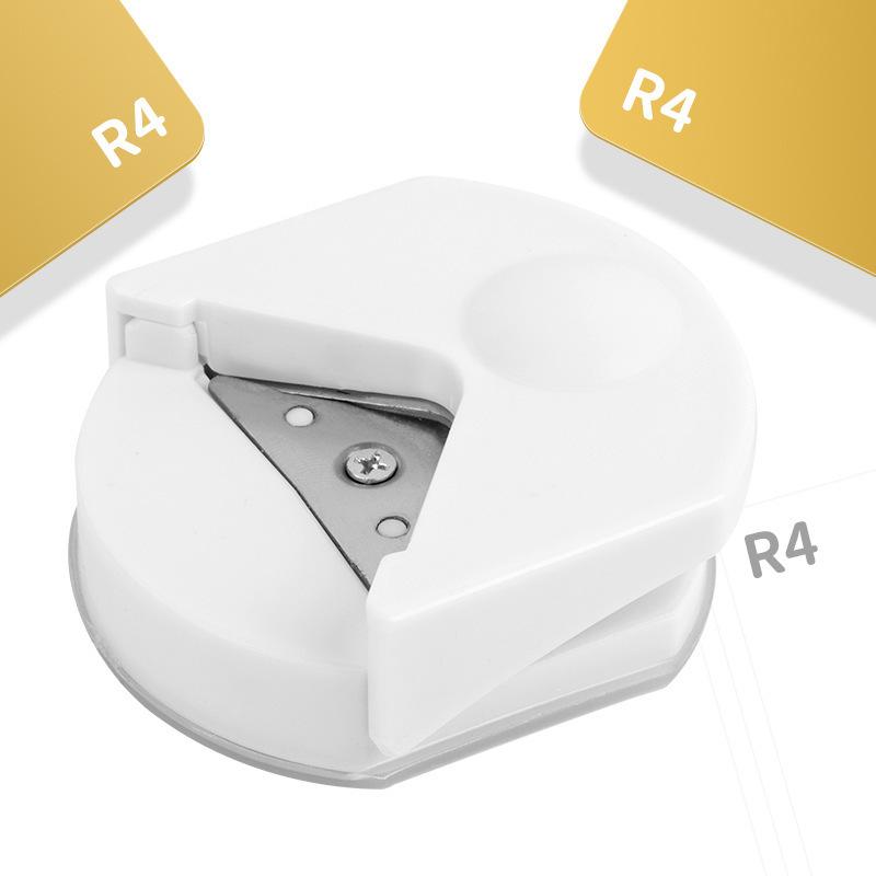 

Portable R4 Circle Corner Rounder Paper Cutter Trimmer Punch for Cards Photo Cutting DIY Craft Scrapbooking Tools білий