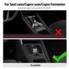 Real Soft Carbon Fiber For Seat Leon MK4 Cupra Leon Cupra Formentor     2024 LHD RHD Gear Shift Panel Sticker