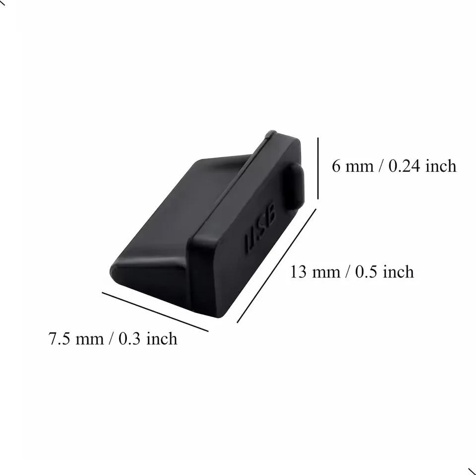 Xiaomi 10-60PCS Silicone Dust Plug for USB-A Charger Port Cap Female Jack Universal Dustproof Ports Protectors for PC Notebook Laptop