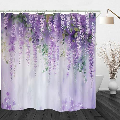 Wolves Under The Moon Four-Piece Bathroom Shower Curtain Floor Mat Three-Piece Toilet Cover