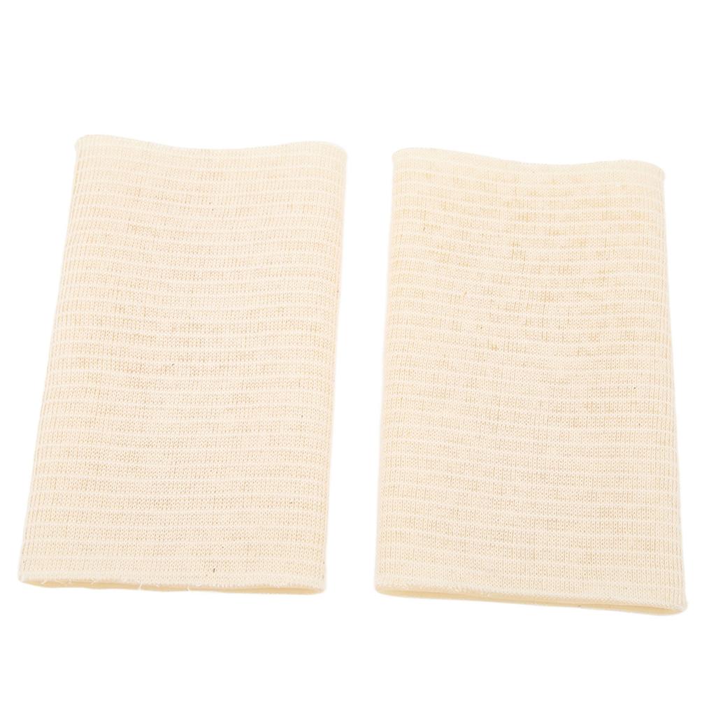 2pcs Soft Elastic Ankle Gel Sleeves Ankle Compression Sleeve Protector for Figure Skating Ice Hockey