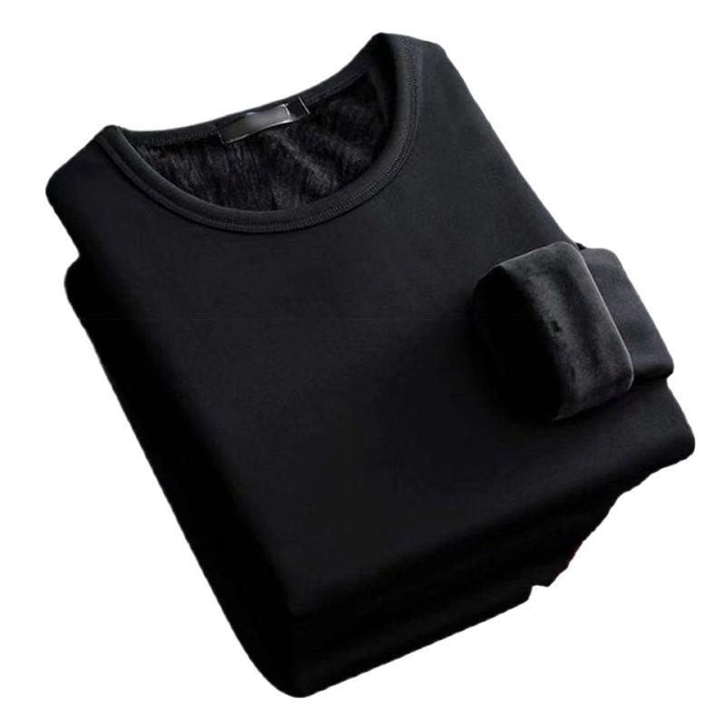 Termisk v-hals og langermet skjorte for menn - fortykket for høst/vinter