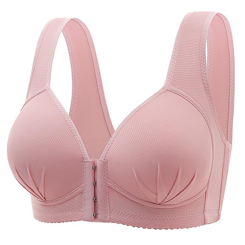 

Женский элегантный бюстгальтер, эластичный бюстгальтер для кормления с застежкой спереди, комфортное поддерживающее нижнее белье 46/105 темно-розовый