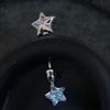 Star Wand Zircon Studs Earrings Stylish Star Wand Zircon Earrings Ear Studs Accessory for Trendy Young Women