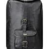 Genuine Black Leather Large Men's Vintage Backpack Travel Rucksack Gym Bag