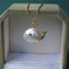 Whale Little Fish Ear Stud Baroque Pearl Marine Style Necklace Clownfish Pearl Necklace  Beach