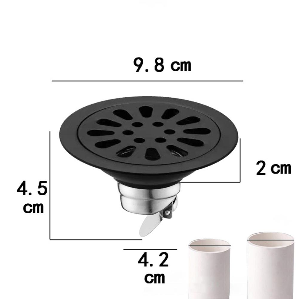 1pc Bathroom Self-Closing Insect Proof Floor Drain Core 304 Stainless Steel Anti-odor Sewer Drainage Cover For Bathroom