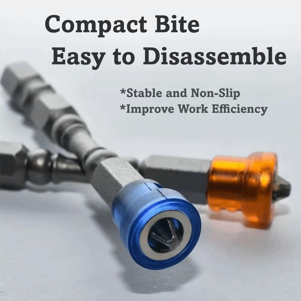 5Pcs Magnetic Screwdriver Bit Drill High Hardness Sturdy Electric Screwdriver Bits Durable Cross-head Hexagonal Screwdriver Bit