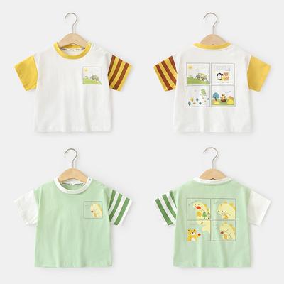 Baby Clothes Casual Short-sleeved T-shirts Summer Clothes Boys Girls Baby Children Children Summer Half-sleeved Tops