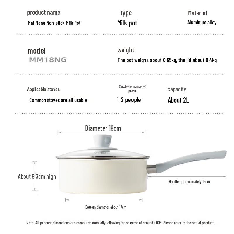COOKER KING 18cm Non-stick Saucepan