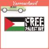 Unterstützung Gaza Palästina Flagge Körperaufkleber PVC Dekoration Klebende Dekoration Auto