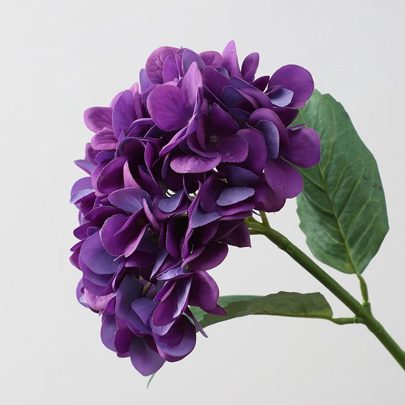 Feel moisturizing simulated hydrangea, home living room decorative flower bonsai decoration, fake flower