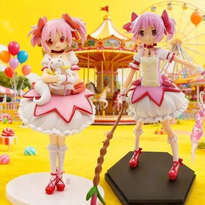 Anime Magikano 18cm Puella Magi Madoka Magica Figurka Model PVC Lalka Dekoracja Biurka Figurka Akcji Zabawki Kolekcjonerskie Prezenty dla Dzieci