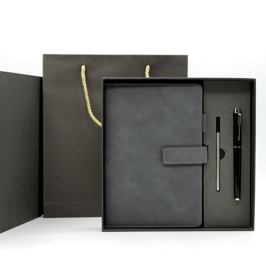 A5 Notebook Gift Set with Buckle - Corporate Souvenir & Customizable Business Notebook