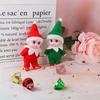 1PC Christmas Mini Elf Doll Pointed Hat Wrapped Feet Elf Window Atmosphere Decorative Small Items Holiday Gifts