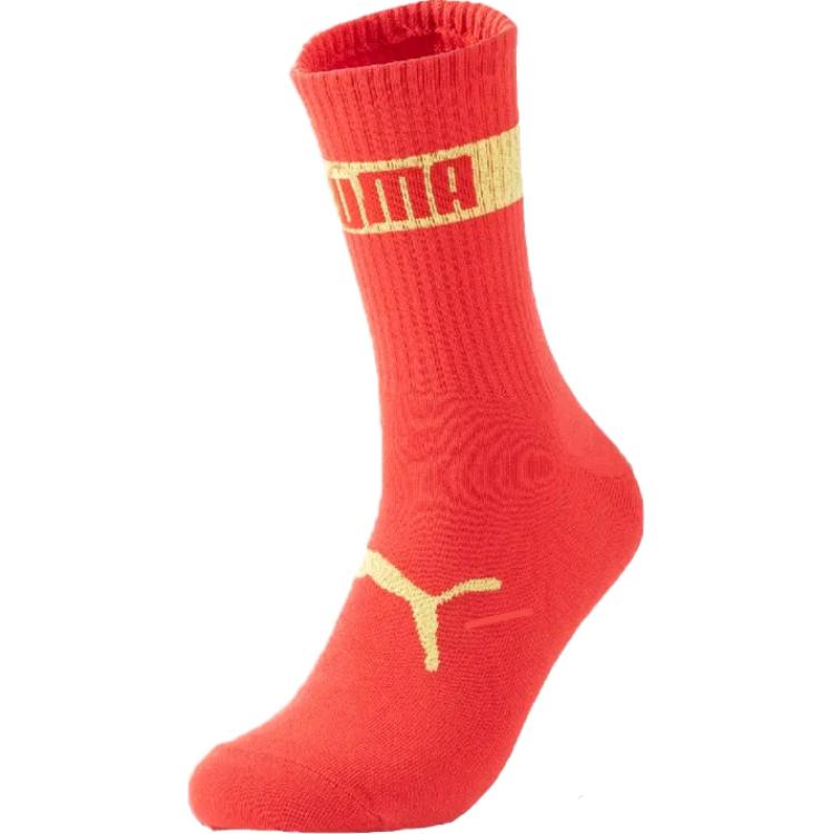 PUMA Crew Socks Unisex 1 Pack Red 938412-01 35/38