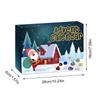 Advent Calendar Countdown Calendar Natural Crystal Gemstones Halloween Countdown Box Gift for Boys Girls Teens Adults