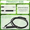 Podoy 532435110 Clutch Cable Compatible with Husqvarna YTA19K42 YTH21K46 YTH22V46 YTA18542 AYP Poulan Lawn Tractor Blade Cable with Spring Assembly