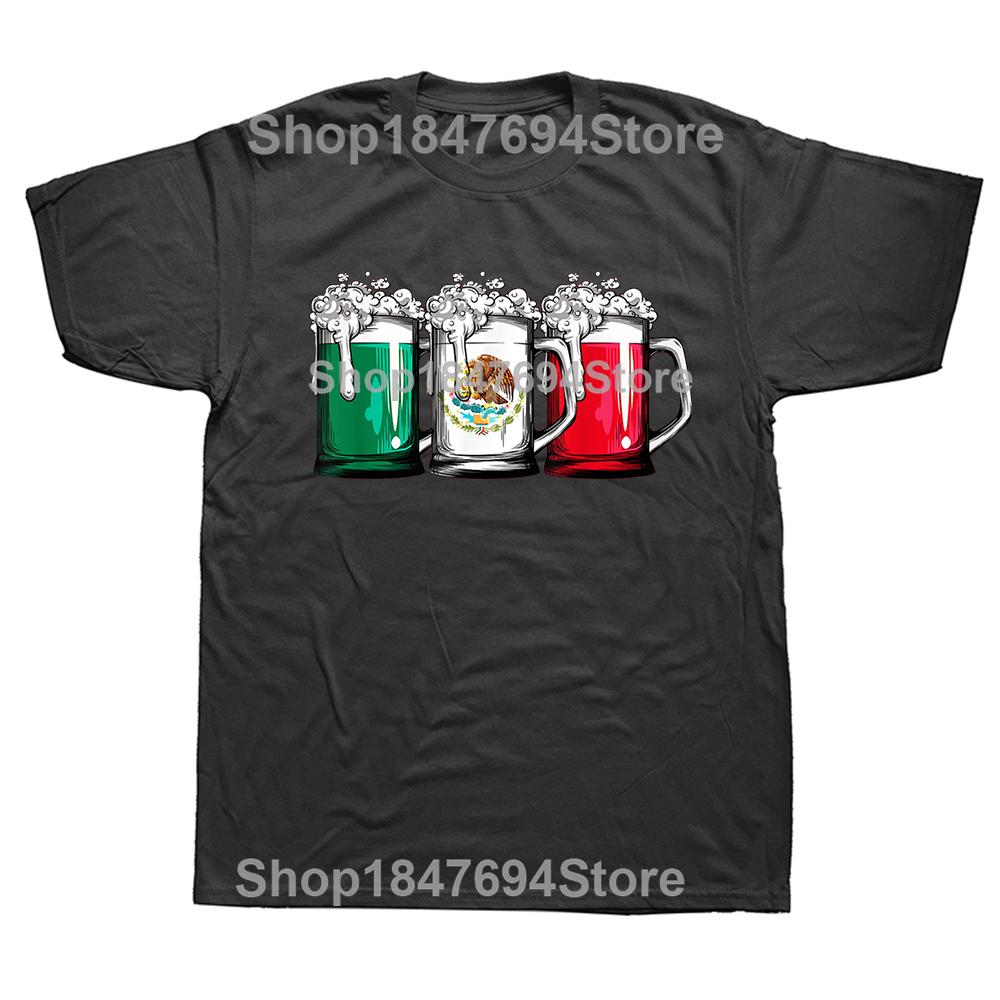 Funny Mexican Girl Hair Flag Mexico Pride T Shirt Tee Tops Round Neck ShortSleeve Fashion Tshirt Clothing Casual Basic Tshirts