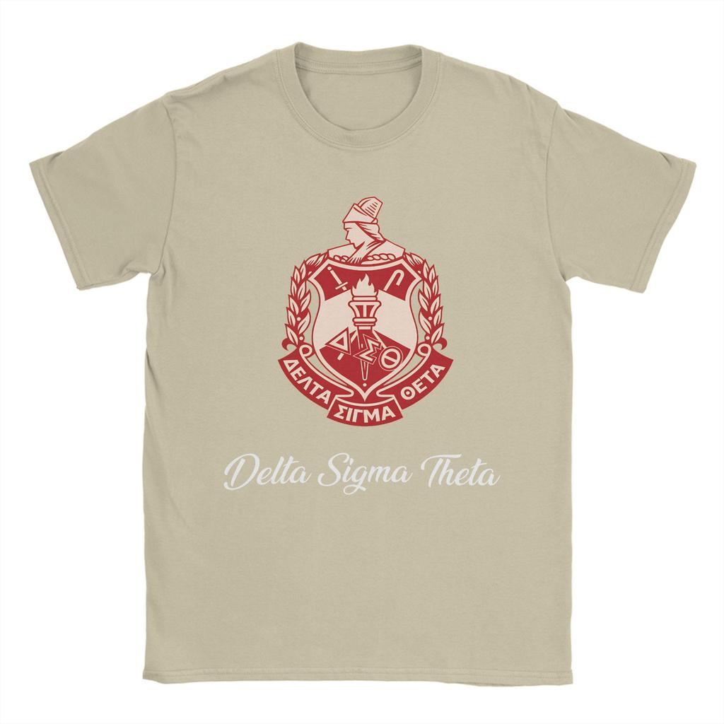 Delta Sigma Theta T Shirt Fashion T Shirts Short Sleeve Y2K Casual Tops Summer 100 Cotton Oversized Clothes