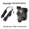 PEQ Adjustable Brightness Tactical Laser Box Lamp for Toy Guns (20MM Universal Fit)