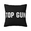 Tom Cruise Maverick Film Top Gun Cushion Covers Soft Luxury Pillow for Sofa