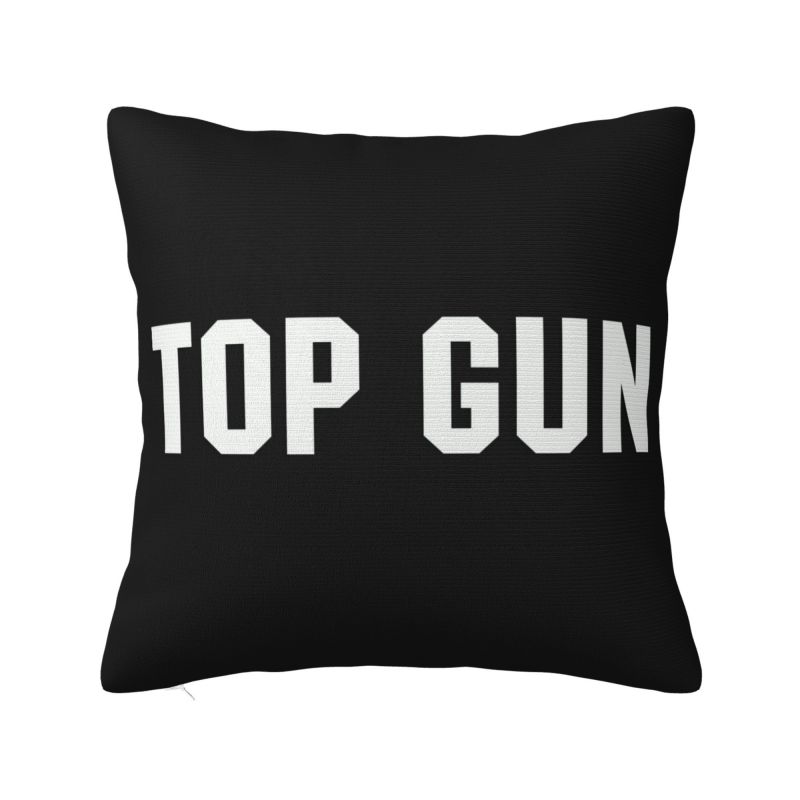 Tom Cruise Maverick Film Top Gun Cushion Covers Soft Luxury Pillow for Sofa