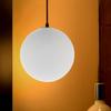 Vintage Style Frosted Glass Globe Lamp Shade Spherical Round Design for Pendant Chandelier Wall Sconce Ceiling Light Fixture